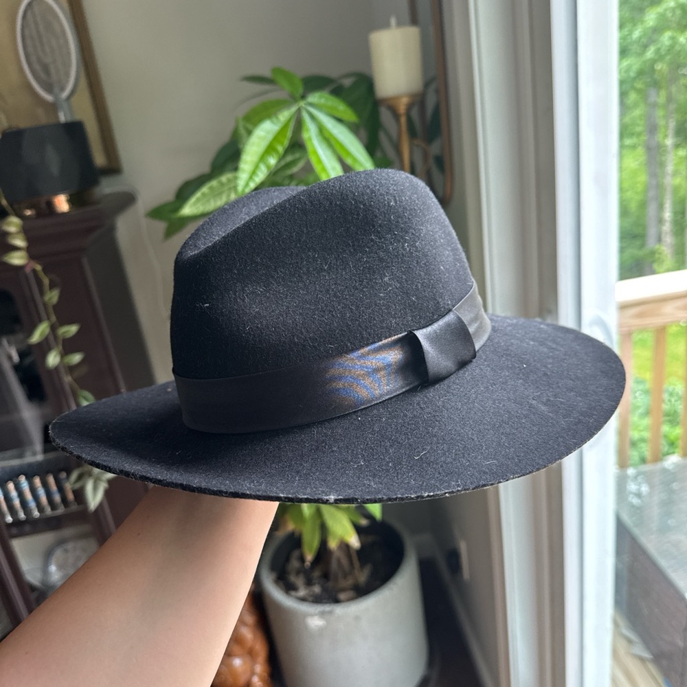 Primark Black Wide-Brim Hat